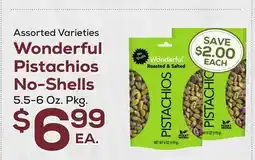 DeCicco & Sons Wonderful Pistachios No-Shells offer