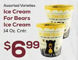 DeCicco & Sons Ice Cream For Bears Ice Cream offer