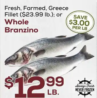 DeCicco & Sons Whole Branzino offer