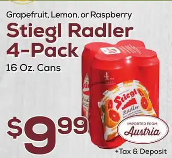 DeCicco & Sons Stiegl Radler 4-Pack offer