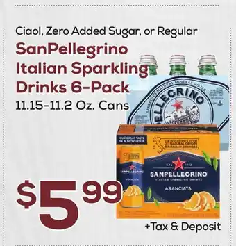 DeCicco & Sons SanPellegrino Italian Sparkling Drinks 6-Pack offer