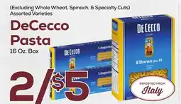 DeCicco & Sons DeCecco Pasta offer