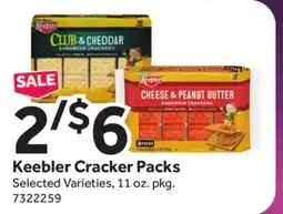 Stop&Shop Keebler Cracker Packs offer