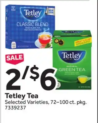 Stop&Shop Tetley Tea offer