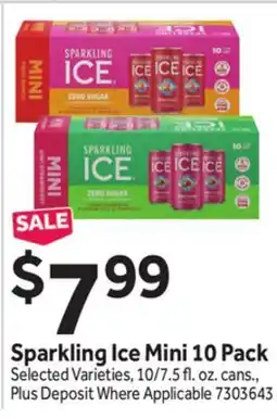 Stop&Shop Sparkling Ice Mini 10 Pack offer
