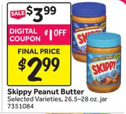 Stop&Shop Skippy Peanut Butter offer