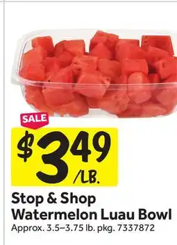 Stop&Shop Stop & Shop Watermelon Luau Bowl offer