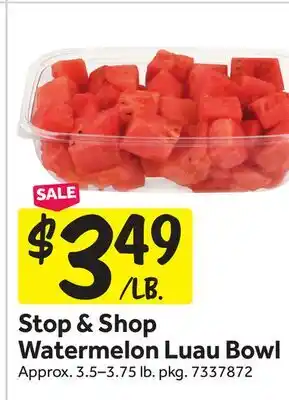 Stop&Shop Stop & Shop Watermelon Luau Bowl offer