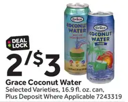 Stop&Shop Grace Coconut Water offer