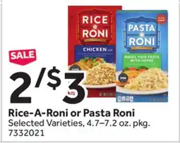 Stop&Shop Rice-A-Roni or Pasta Roni offer