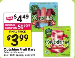 Stop&Shop Outshine Fruit Bars offer