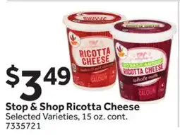 Stop&Shop Stop & Shop Ricotta Cheese offer