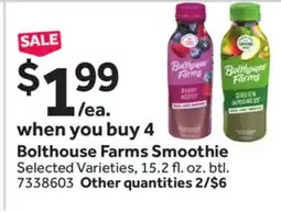 Stop&Shop Bolthouse Farms Smoothie offer