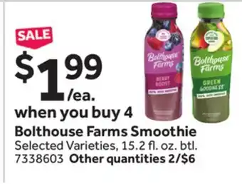 Stop&Shop Bolthouse Farms Smoothie offer