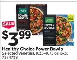 Stop&Shop Healthy Choice Power Bowls offer
