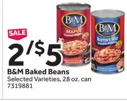Stop&Shop B&M Baked Beans offer