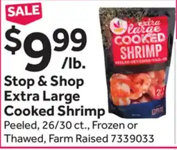 Stop&Shop Stop & Shop Extra Large Cooked Shrimp offer