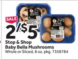 Stop&Shop Stop & Shop Baby Bella Mushrooms offer