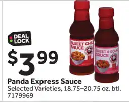 Stop&Shop Panda Express Sauce offer