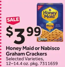 Stop&Shop Honey Maid or Nabisco Graham Crackers offer