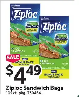 Stop&Shop Ziploc Sandwich Bags offer