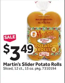 Stop&Shop Martin's Slider Potato Rolls offer