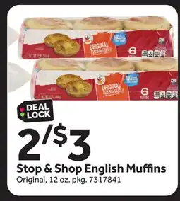 Stop&Shop Stop & Shop English Muffi ns offer