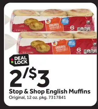 Stop&Shop Stop & Shop English Muffi ns offer