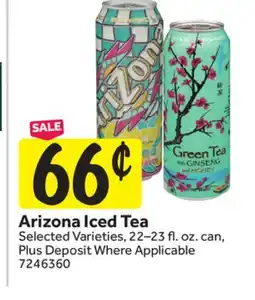 Stop&Shop Arizona Iced Tea offer