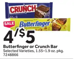Stop&Shop Butterfinger or Crunch Bar offer