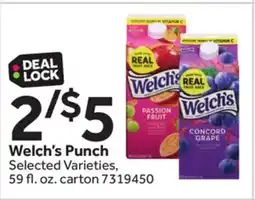 Stop&Shop Welch's Punch offer