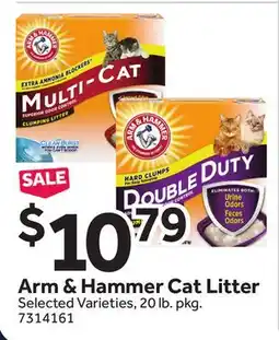 Stop&Shop Arm & Hammer Cat Litter offer