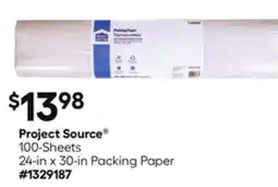 Lowe's 100-Sheets 24-in x 30-in Packing Paper offer