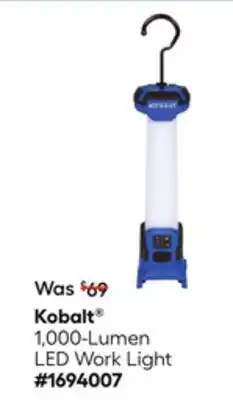 Lowe's 1,000-Lumen LED Work Light offer