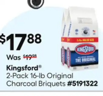 Lowe's 2-Pack 16-lb Original Charcoal Briquets offer
