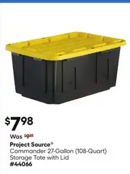 Lowe's Commander 27-Gallon (108-Quart) Storage Tote with Lid offer