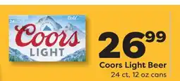 Weis Markets Coors Light Beer offer