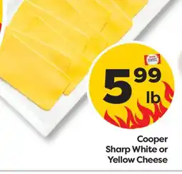 Weis Markets Cooper Sharp White or Yellow Cheese offer