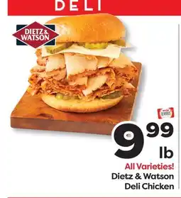 Weis Markets Dietz & Watson Deli Chicken offer