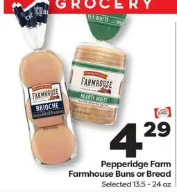 Weis Markets Pepperidge Farm Farmhouse Buns or Bread offer