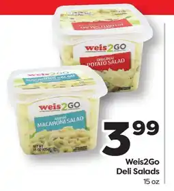 Weis Markets Weis2Go Deli Salads offer