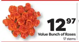 Weis Markets Bunch of Roses offer