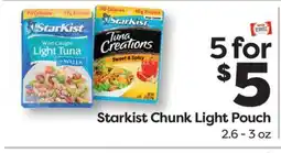 Weis Markets Starkist Chunk Light Pouch offer