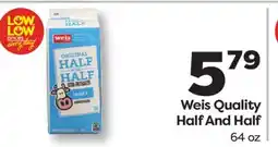 Weis Markets Weis Quality Half And Half offer