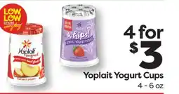 Weis Markets Yoplait Yogurt Cups offer
