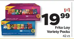 Weis Markets Frito Lay Variety Packs offer
