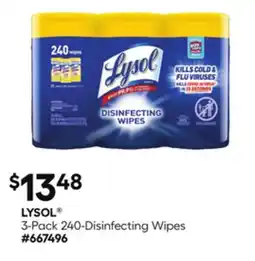 Lowe's 3-Pack 240-Disinfecting Wipes offer