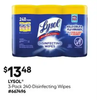 Lowe's 3-Pack 240-Disinfecting Wipes offer