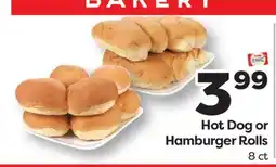 Weis Markets Hot Dog or Hamburger Rolls offer