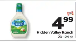 Weis Markets Hidden Valley Ranch offer